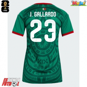México Jesus Gallardo #23 Primera Equipación Mujer Mundial 2026 Manga Corta